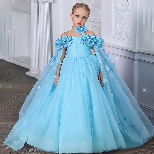 Dress Kid's Girl Flower Princess Girls'