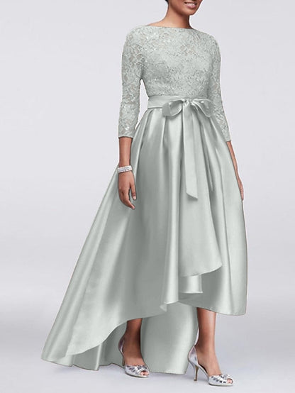 Guest the Wedding Mother Elegant Bride Dress of A-Line Size Plus