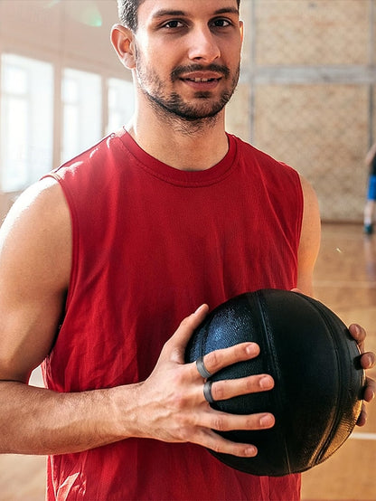 Ring Men Matte Silicone for Black Durable Comfortable –