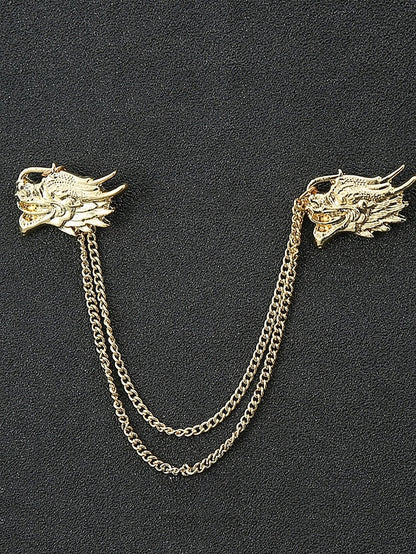 Collar Christmas Alloy – Pins Reindeer Elegant Men's