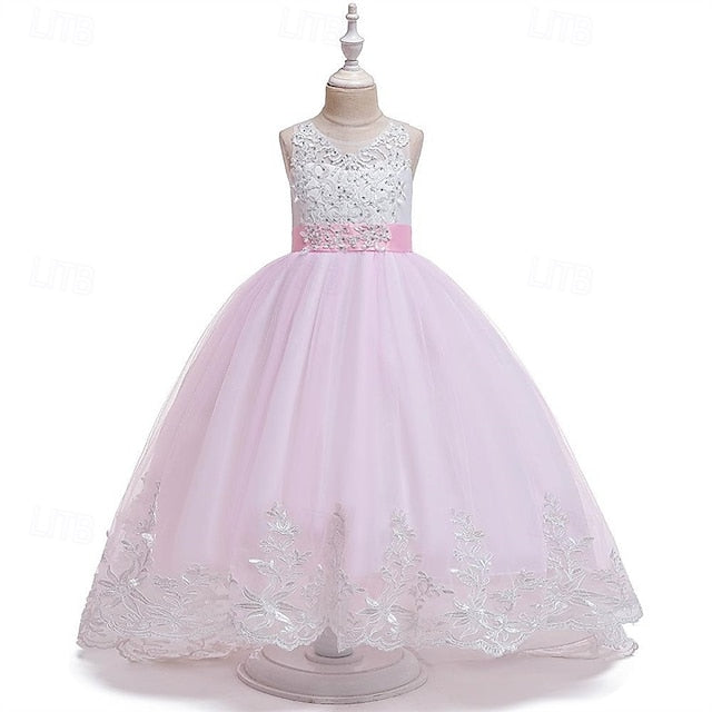 Dress Girls' Kid's Flower Princess Girl