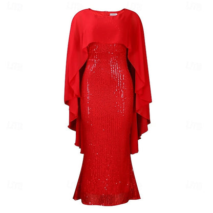 Neck of Elegant Mother Dress Bride Length Crew Floor the
