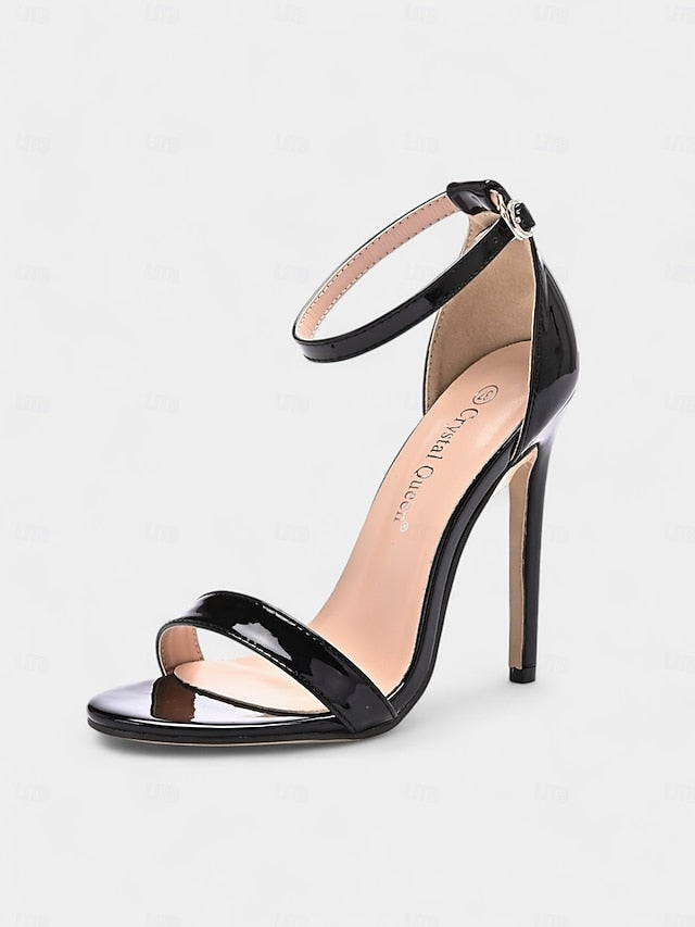 Wedding Metallic Stiletto Heel Sleek – for Sandals Women