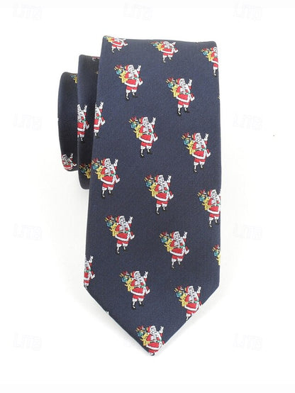 Christmas Men's with Santa Necktie