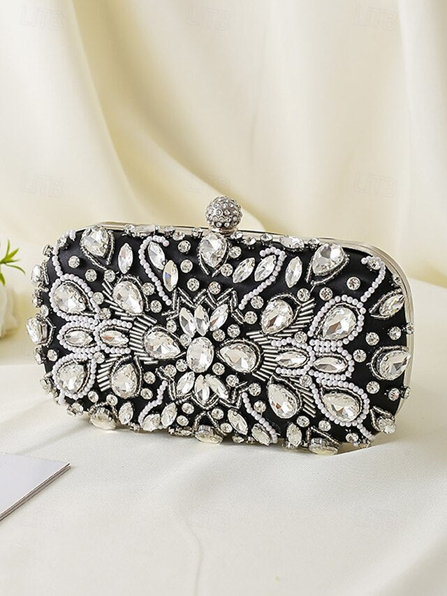 Women's Clutch Crystal-Embellished Bag