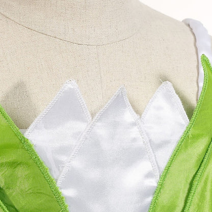 Theme Fairytale Dress Tinker Bell Girl Flower Tiana Princess