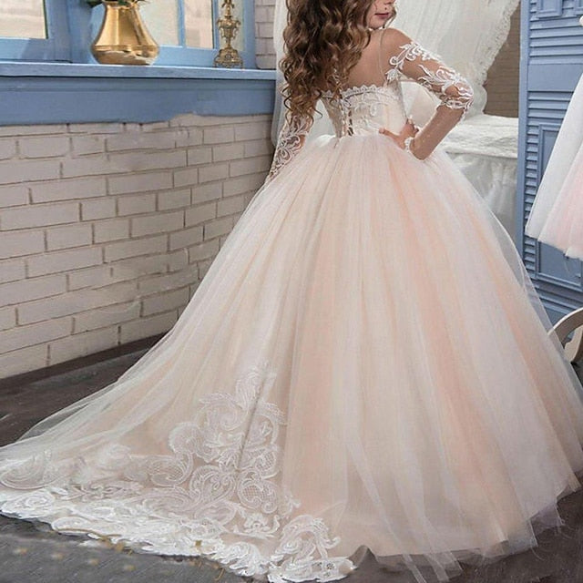 Girl Communion Princess Dress Flower Girls' First