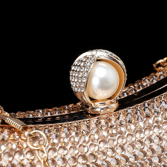 Luxury Evening Women's – Multicolor Clutch Crystal