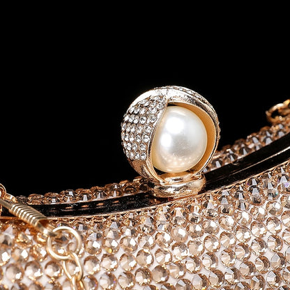 Luxury Evening Women's – Multicolor Clutch Crystal