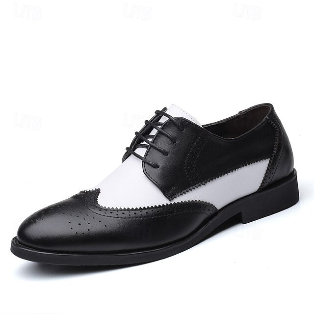 with White Black and Shoes Oxford Brogue Men's