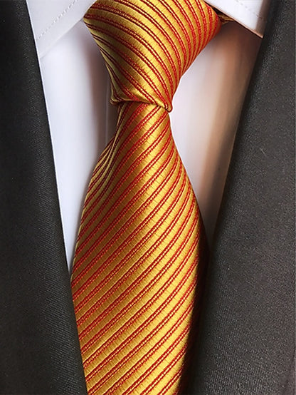 Men's tie satin striped