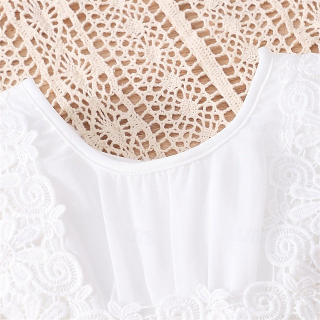 Lace Flower Girl Princess Girls' Kid's Dress