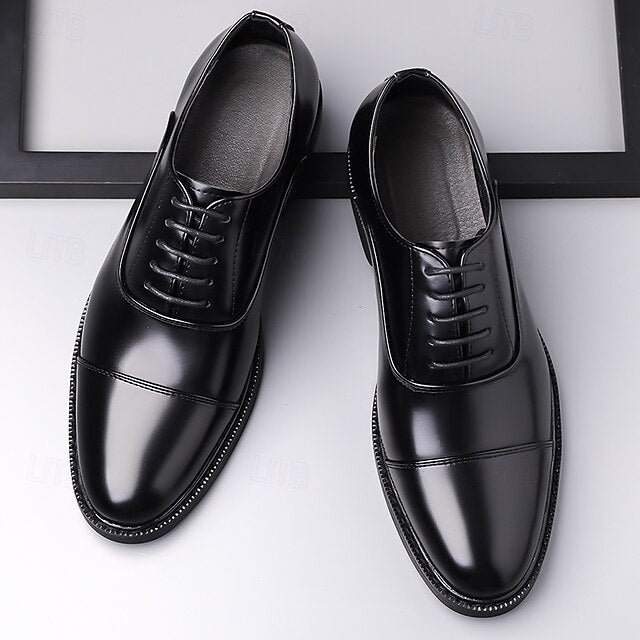 Cap-Toe Dress – Shoes Design Oxford Brown Classic Men's
