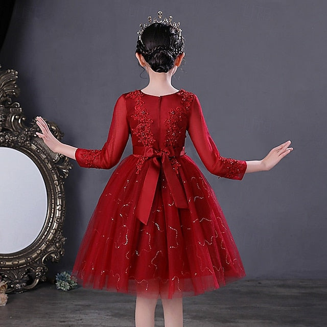 Dress Princess Kid's Flower Girl Girls'