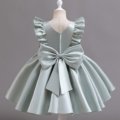 Toddler Party Girls' Floral Wedding Sleeveless Dress