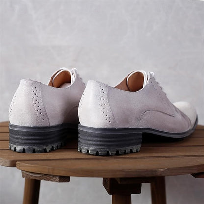 Oxford Leather Genuine – Men's Shoes Brogue Vintage