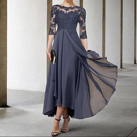Bride Size the Wedding Plus Mother A-Line of Elegant Guest Dress