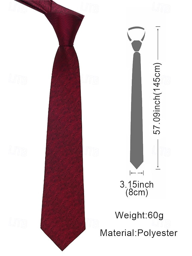 Herringbone – Polyester Tie Christmas Stylish Men's