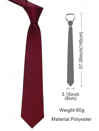 Herringbone – Polyester Tie Christmas Stylish Men's