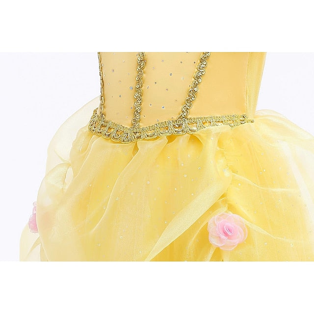 Tulle Princess Girl Dress Belle dress Girls' Flower