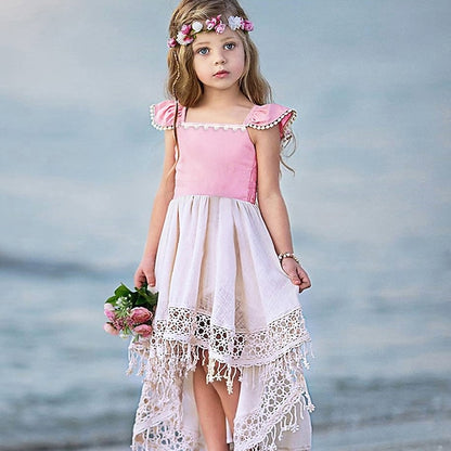 Dress Girl Party Girls' Flower Wedding