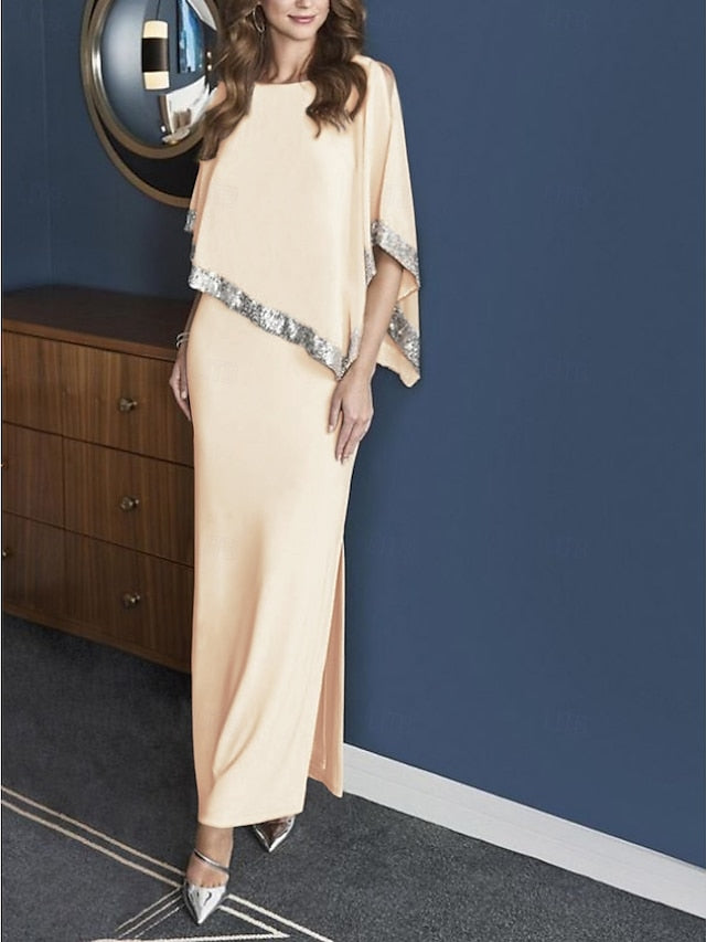 Mother of Bride Wedding Dress Guest Beach Sheath the