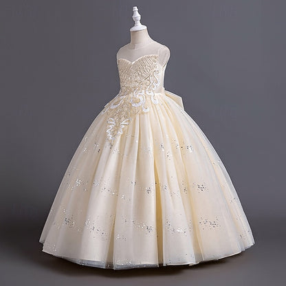 Kid's Girls' Princess Girl Flower Dress