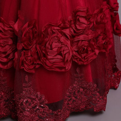 Girls' Line Kids A Plain Floral Party Little Dress