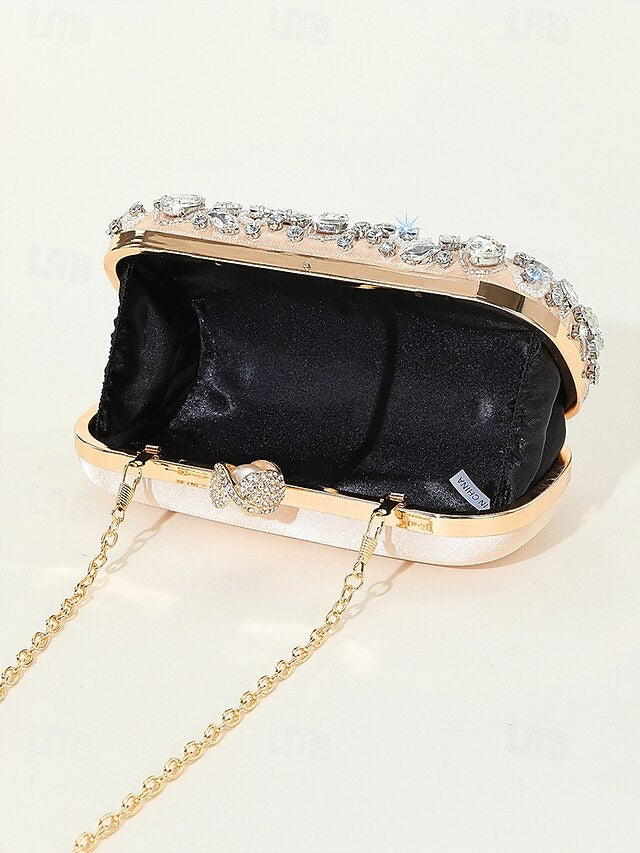 Women's Clutch Crystal-Embellished Bag