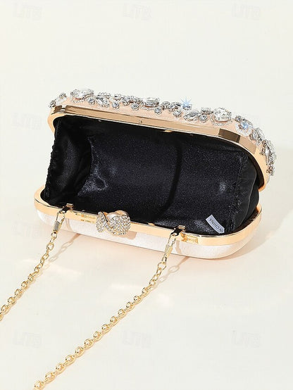 Women's Clutch Crystal-Embellished Bag