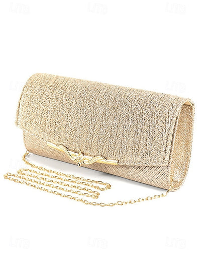Handbag Evening Women's - Party Elegant Glitter Clutch Gold