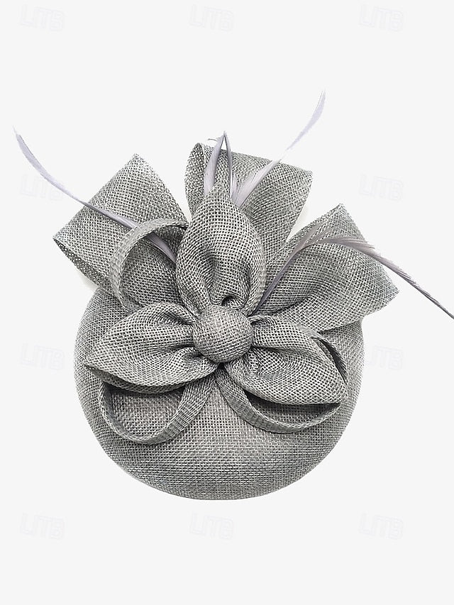Bow Fascinator Feather Green Women's Hat Accents and with
