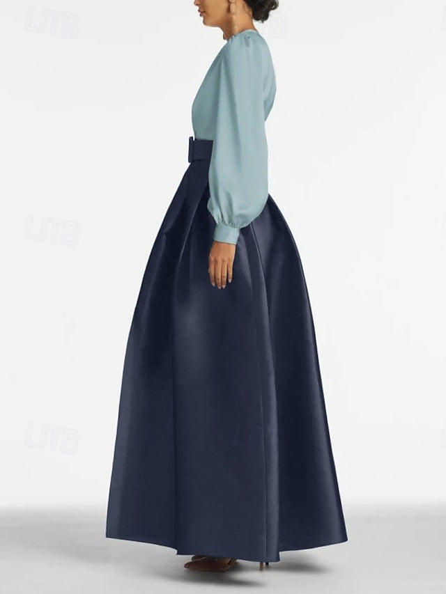 Split Evening Guest High Formal Gown Dress A-Line Wedding Floor