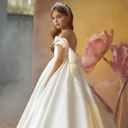Party Dress Communion Girls' Girl Flower First