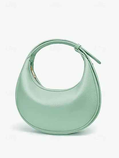 Women's - Bag White Elegant Stylish Crescent Shoulder