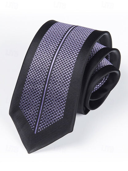 Positioning Tie Pattern 6cm Narrow - Stripe Men's