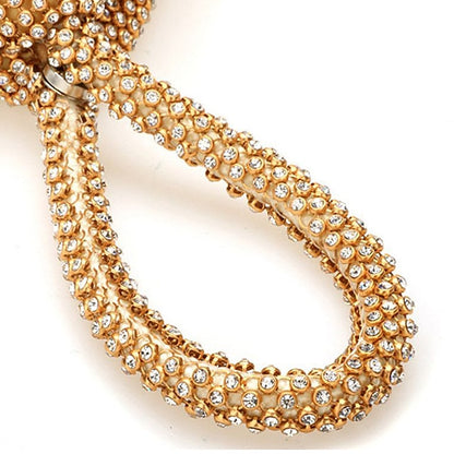 Crystal Evening Elegant Women's - Rhinestone Silver Bag