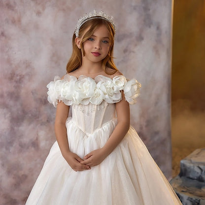 Flower Communion Formal Girl Dress Girls' First