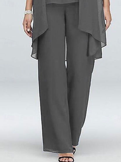Dress Elegant Mother Bride of Piece Neck Vintage 3 the Crew