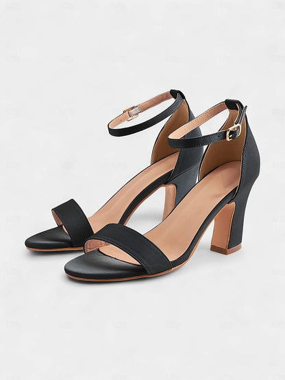 Light - High Blue Sandals Open Heel Strap Toe Women's Ankle
