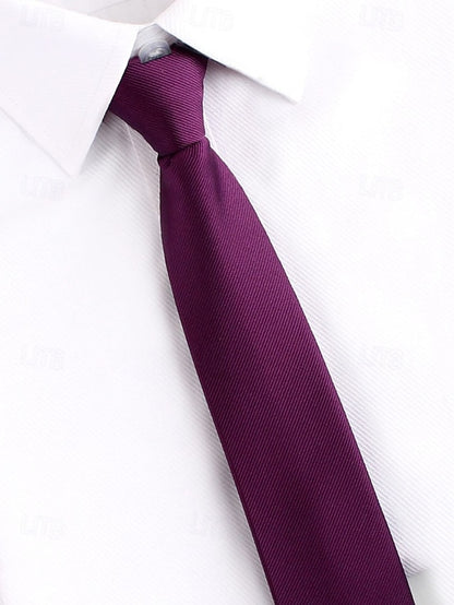Narrow Zip Stripes - Ties Classic Men's Pre-Tied and