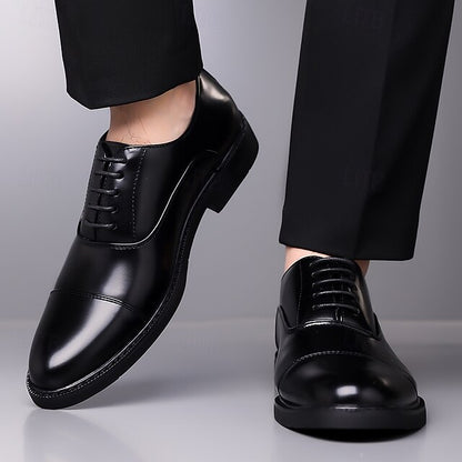 Cap-Toe Dress – Shoes Design Oxford Brown Classic Men's