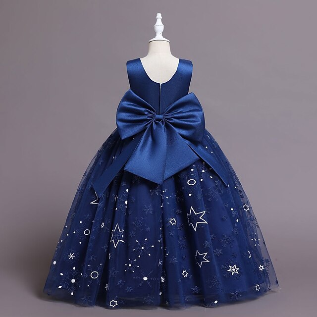 A Flower Kids Wedding Girls' Dress Little Party Line