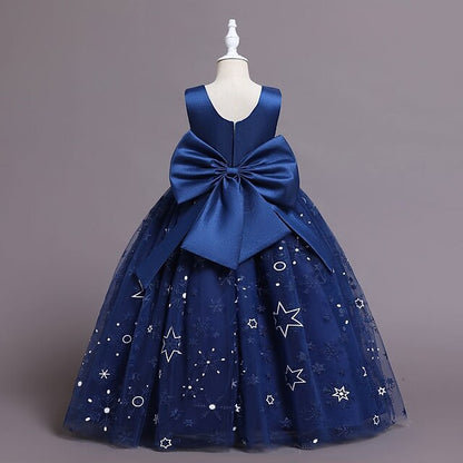 A Flower Kids Wedding Girls' Dress Little Party Line