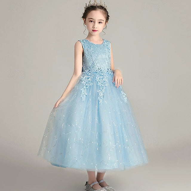 Girl Princess Kid's Flower Dress Girls'