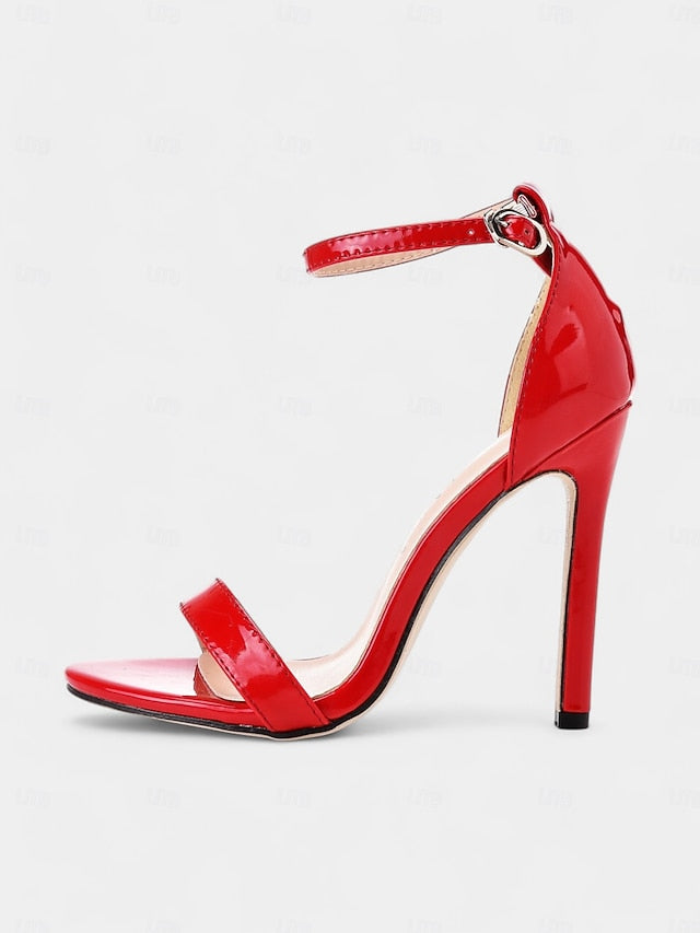 Wedding Metallic Stiletto Heel Sleek – for Sandals Women