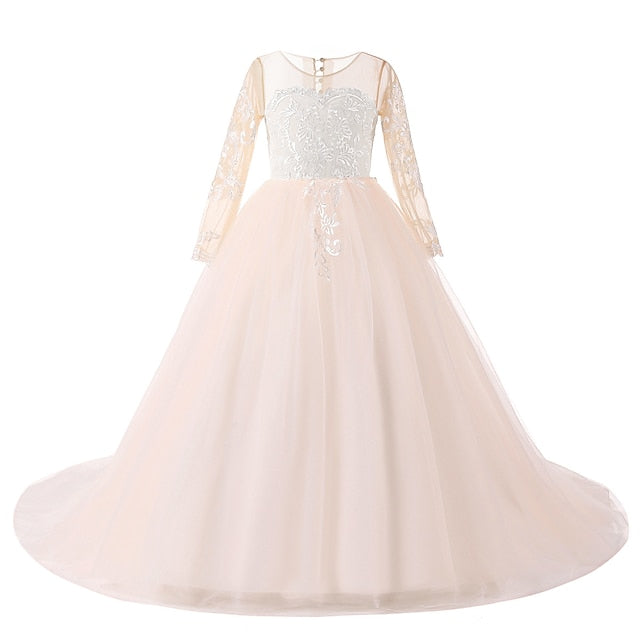Girl Communion Princess Dress Flower Girls' First