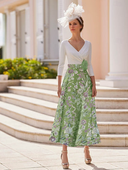 Bride Dress the Beach Mother Elegant of A-Line Wedding