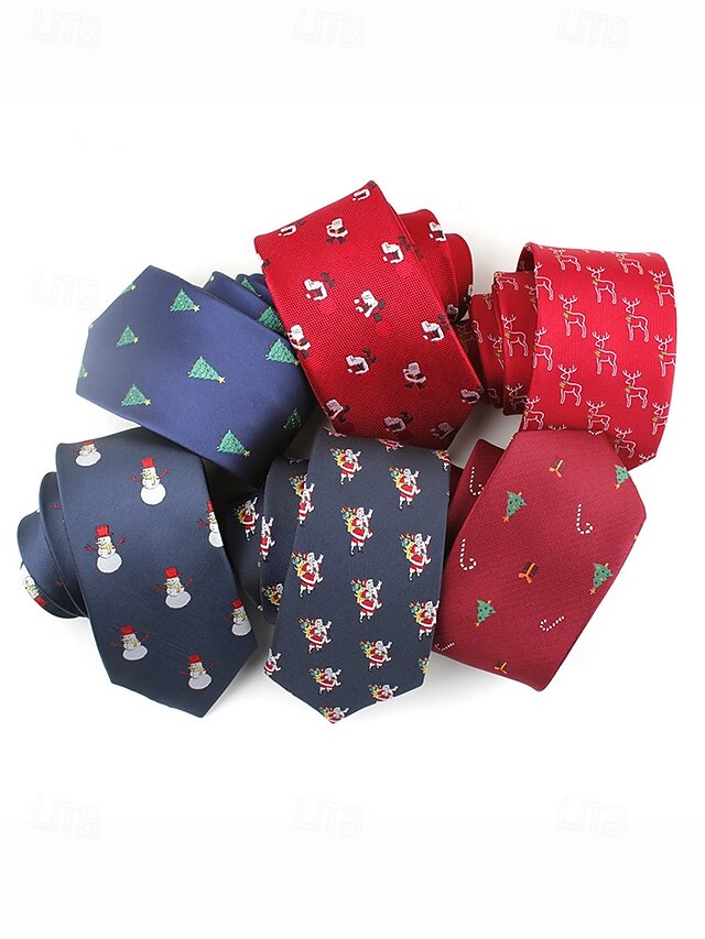 Christmas Men's with Santa Necktie