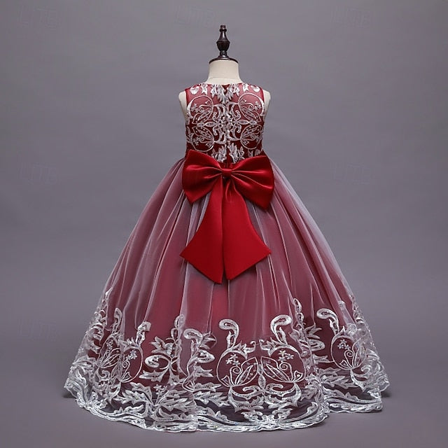 Princess Girl Kid's Dress Flower Girls'